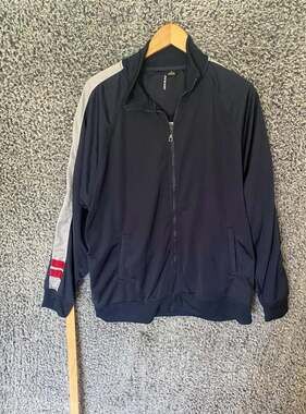 Joe Boxer Men's Size Large Navy Blue Track Jacket